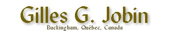 Gilles G. Jobin : page titre