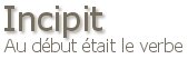 Incipit